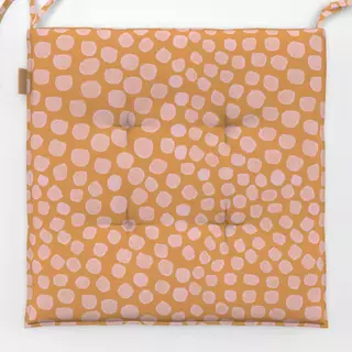 Sitzkissen Frühlingspunkte Orange