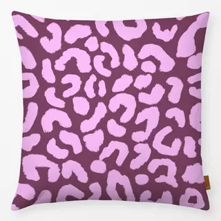 Kissen Lila Leopard