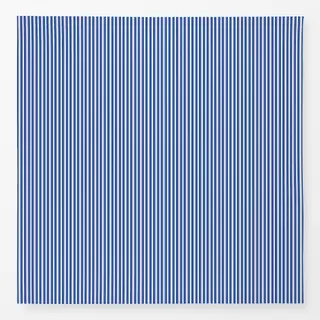 Tischdecke Retrostreifen Skipperblau