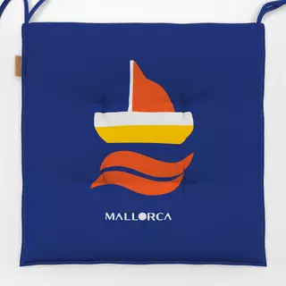Sitzkissen Mallorca Segelboot No1