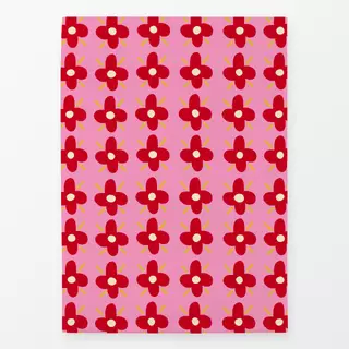 Geschirrtücher Retro Blume NO4