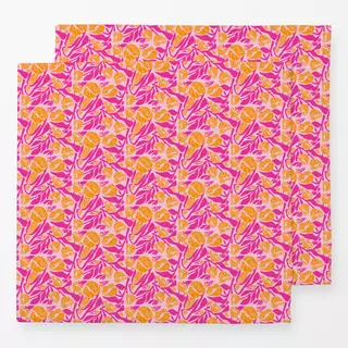 Servietten Pinke Blumenwelt