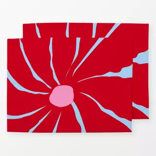 Tischset Retro Blumen NO2