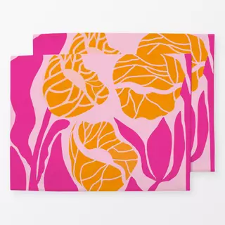 Tischset Pinke Blumenwelt II