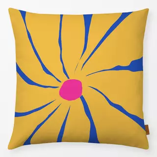 Kissen Retro Blumen NO3
