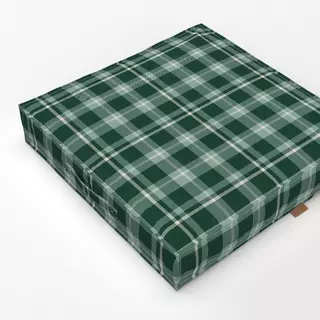 Bodenkissen Plaid Waldgrün