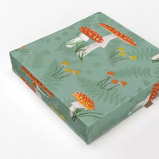 Bodenkissen Fliegenpilz Wiese Orange Mint