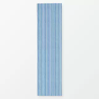 Tischläufer Längsstreifen Aquarell Blau