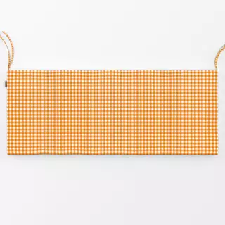 Bankauflage Checks Orange