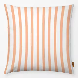 Kissen Streifen Orange Peach Fuzz