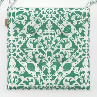 Sitzkissen Ornament Fliese Minze Grün