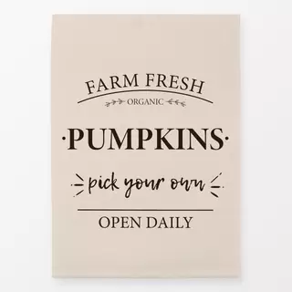Geschirrtücher Pumpkins Typo Beige