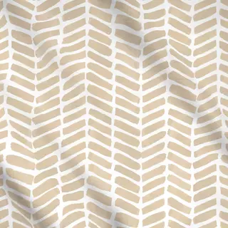 Meterware Chevron Aquarell Sand Beige