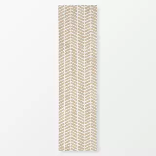 Tischläufer Chevron Aquarell Sand Beige