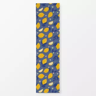 Tischläufer Amalfi Zitrone Gelb Blau