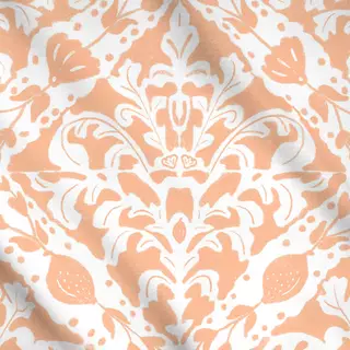 Meterware Ornament Fliesen Peach Fuzz