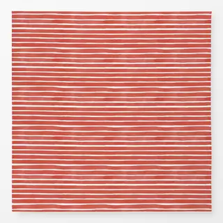 Tischdecke Aquarell Streifen Erdbeere Rot