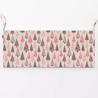 Bankauflage Weihnachtsbaum Plätzchen rosa