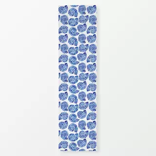 Tischläufer Unterwasser Schnecken Blau