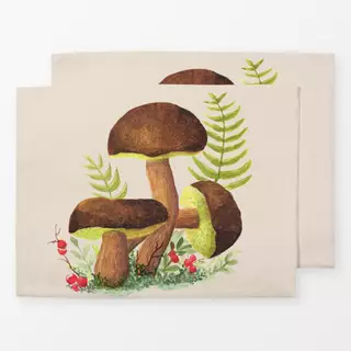 Tischset Marone Herbst Pilz