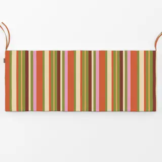 Bankauflage Bunte Streifen Herbstfarben