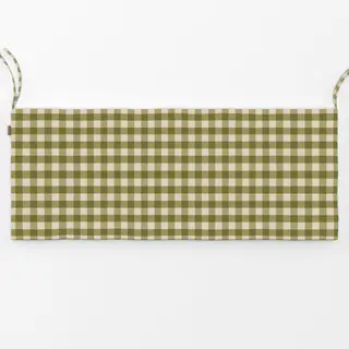 Bankauflage Gingham-Karo Grün