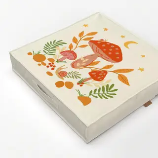 Bodenkissen Pilz Illustration Herbst