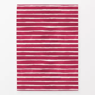 Geschirrtücher Aquarell Streifen Viva Magenta