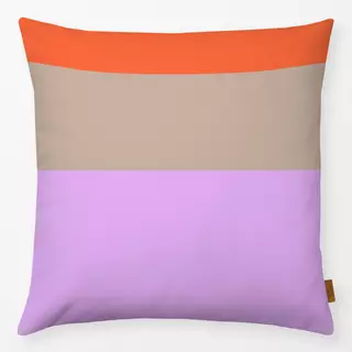 Kissen Mocca Stripes lila orange