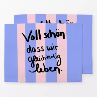 Tischset Voll schön