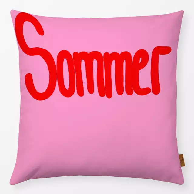 Kissen Sommer Pinky von Ute Arnold