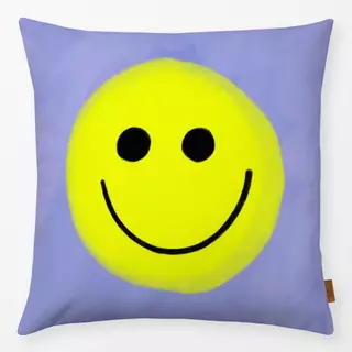 Kissen Smile lila