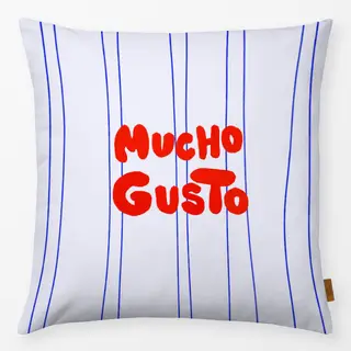 Kissen Mucho Gusto lightblue