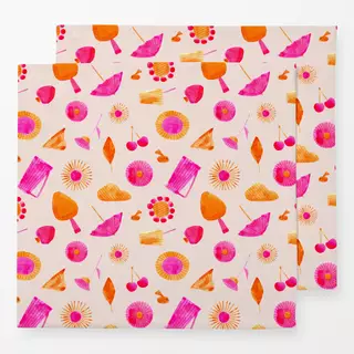 Servietten Pink Summer