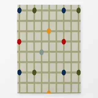 Geschirrtücher Karodots-grün