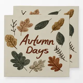 Servietten Autumn Days Blätter