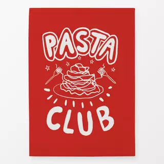 Geschirrtücher Pasta Club Rot