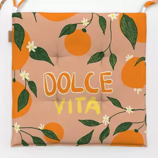 Sitzkissen Dolce Vita & Orangen