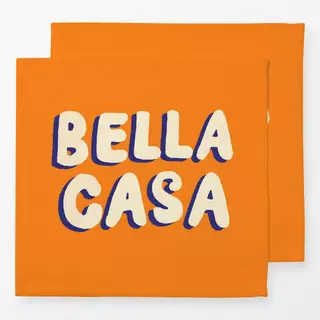 Servietten Bella Casa orange