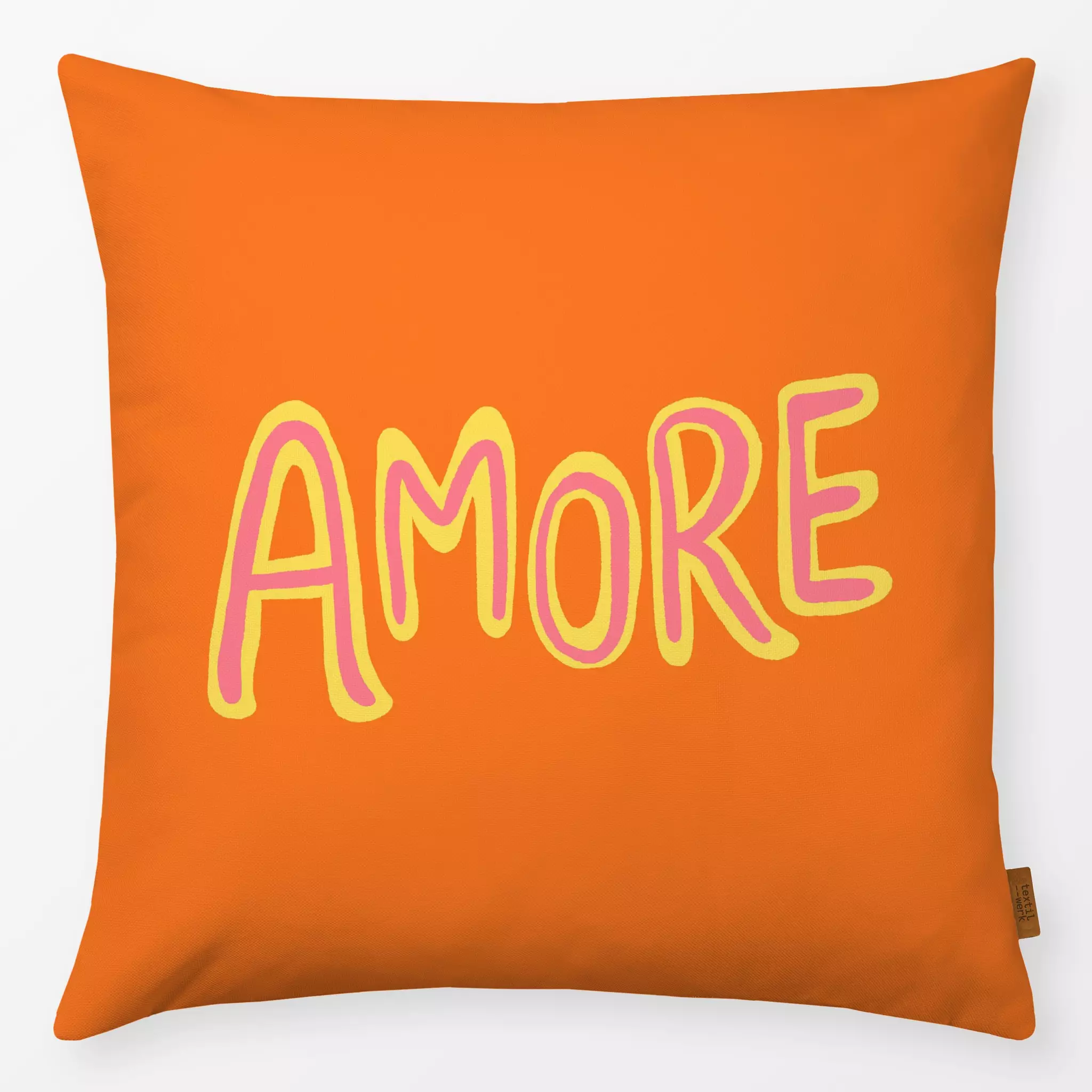 Kissen Kissen Amore orange