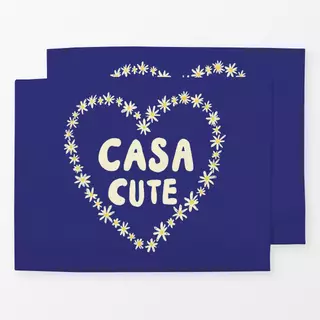 Tischset Casa Cute blau