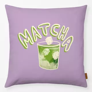Kissen Matcha lila