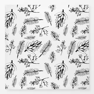 Tischdecke Winterland Weiss