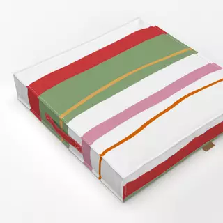 Bodenkissen Bunte Streifen 2