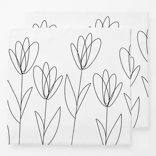 Servietten Tulpen