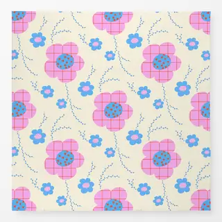 Tischdecke Blumenbeet no2