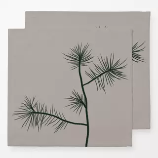 Servietten Mørk Beige Kæbe