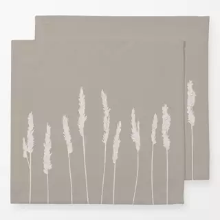 Servietten Strandhafer Beige Dunkel