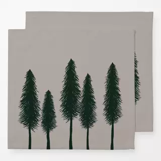 Servietten Beige Skov
