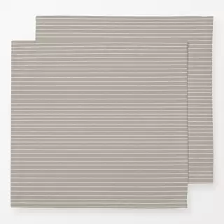 Servietten Streifen Beige Dunkel